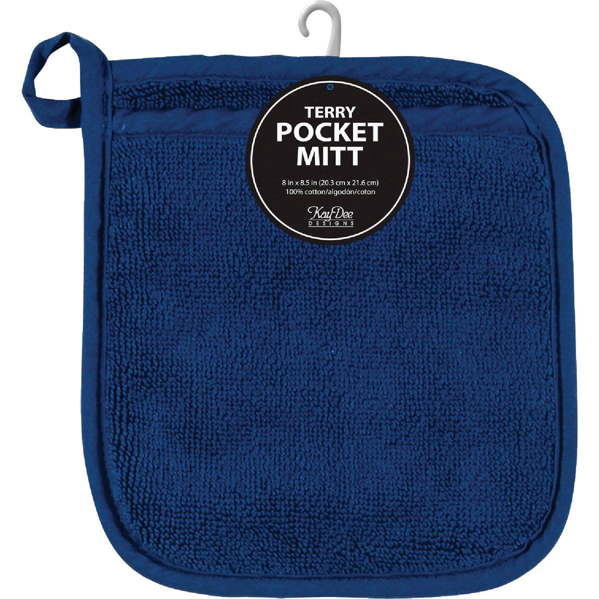  Kay Dee Designs Indigo Pocket Oven Mitt Image 2