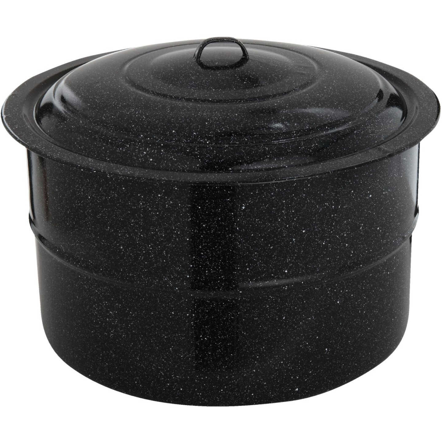 GraniteWare 33 Qt. Black Canner With Jar Rack Image 1