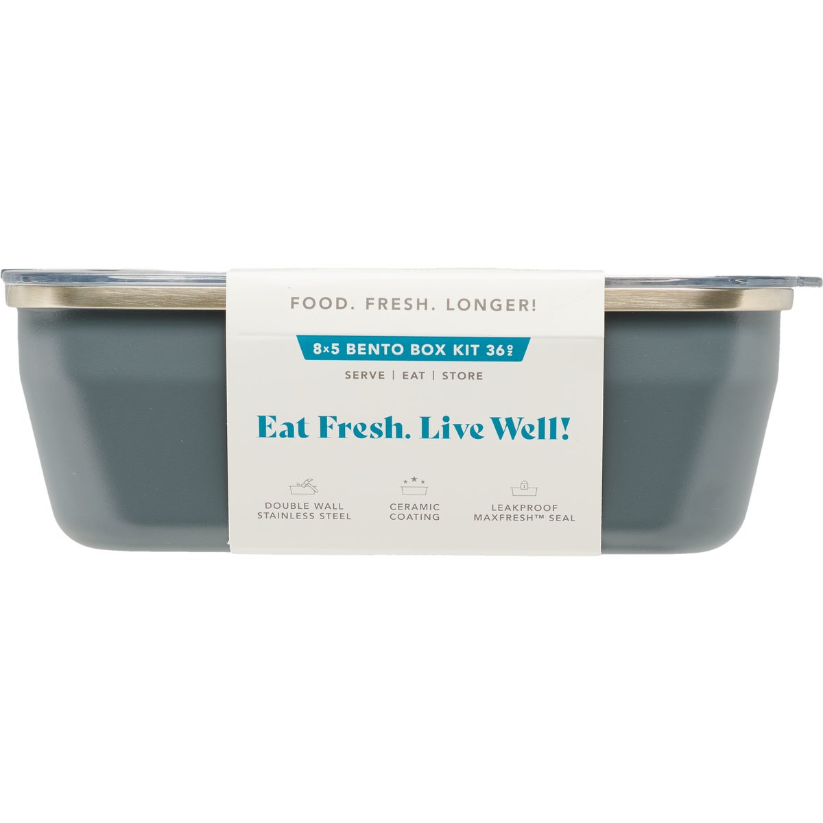 Rigwa Life 8 In. x 5 In. Bento Box Kit, Slate Image 3