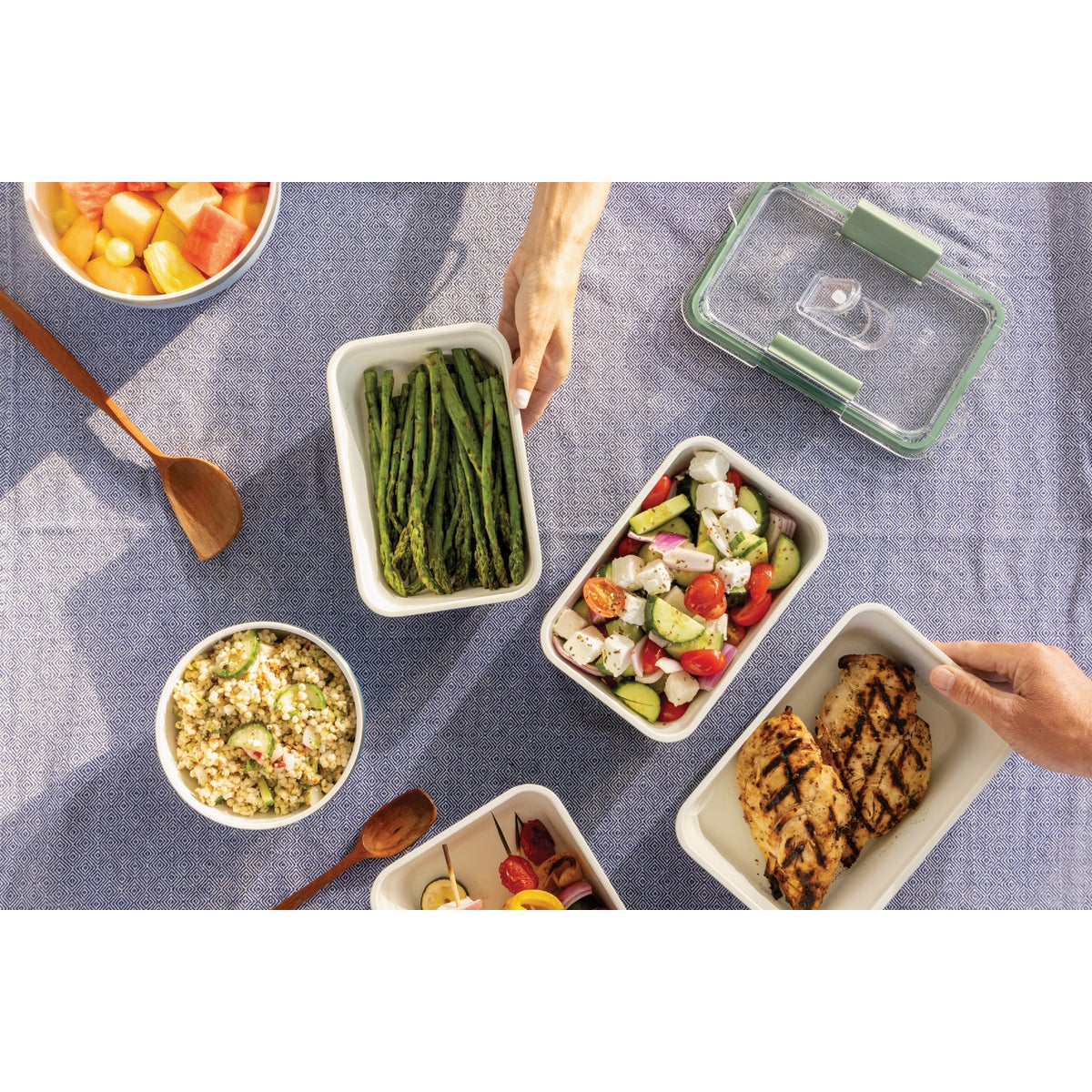 Rigwa Life 8 In. x 5 In. Bento Box Kit, Slate Image 2