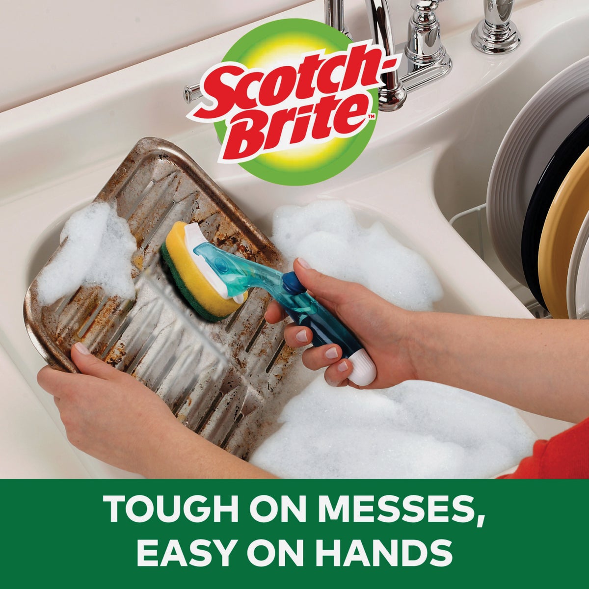 Scotch-Brite Heavy Duty Dishwand Refills (2-Pack) Image 2