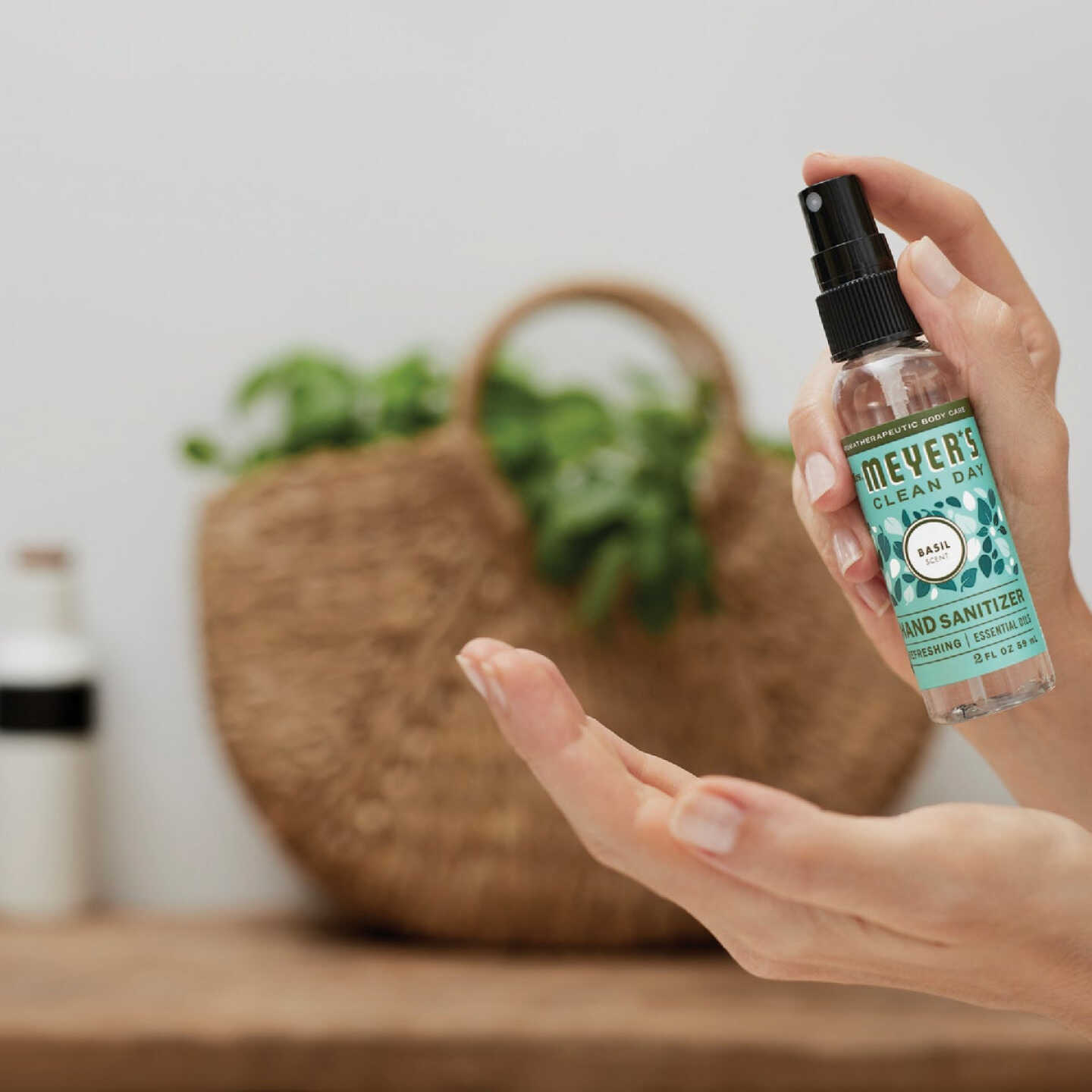 Mrs. Meyer's Clean Day 2 Oz. Basil Hand Sanitizer Image 3