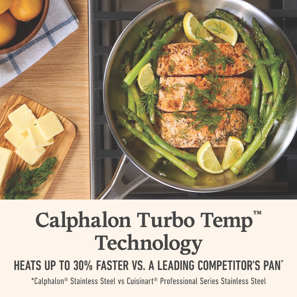 Calphalon 10 In Stainless Steel Fry Pan, Silver Image 6