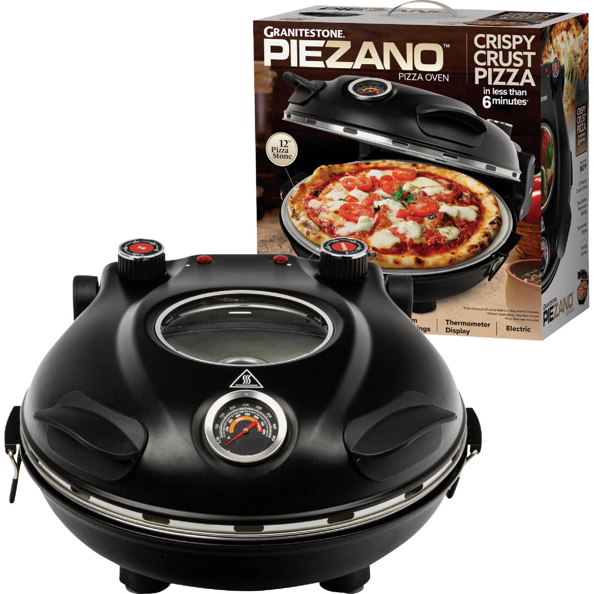 Granitestone Piezano Countertop Stone Fired Pizza Oven Image 7