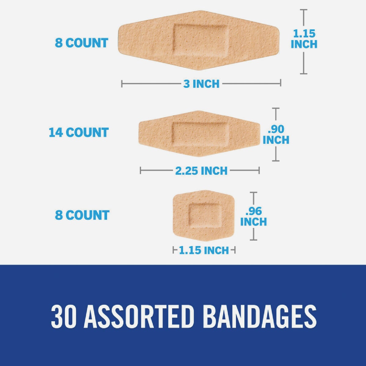 Nexcare Ultra Stretch Bandages, Assorted Image 3