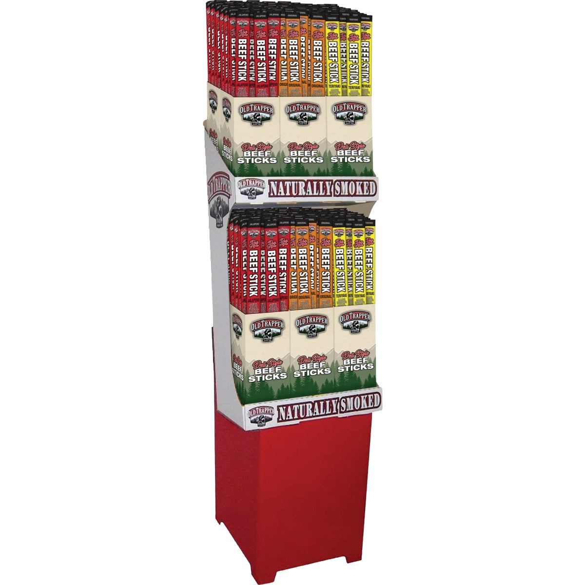 Old Trapper 1.75 Oz. Deli Stick Shipper Display (156-Piece)