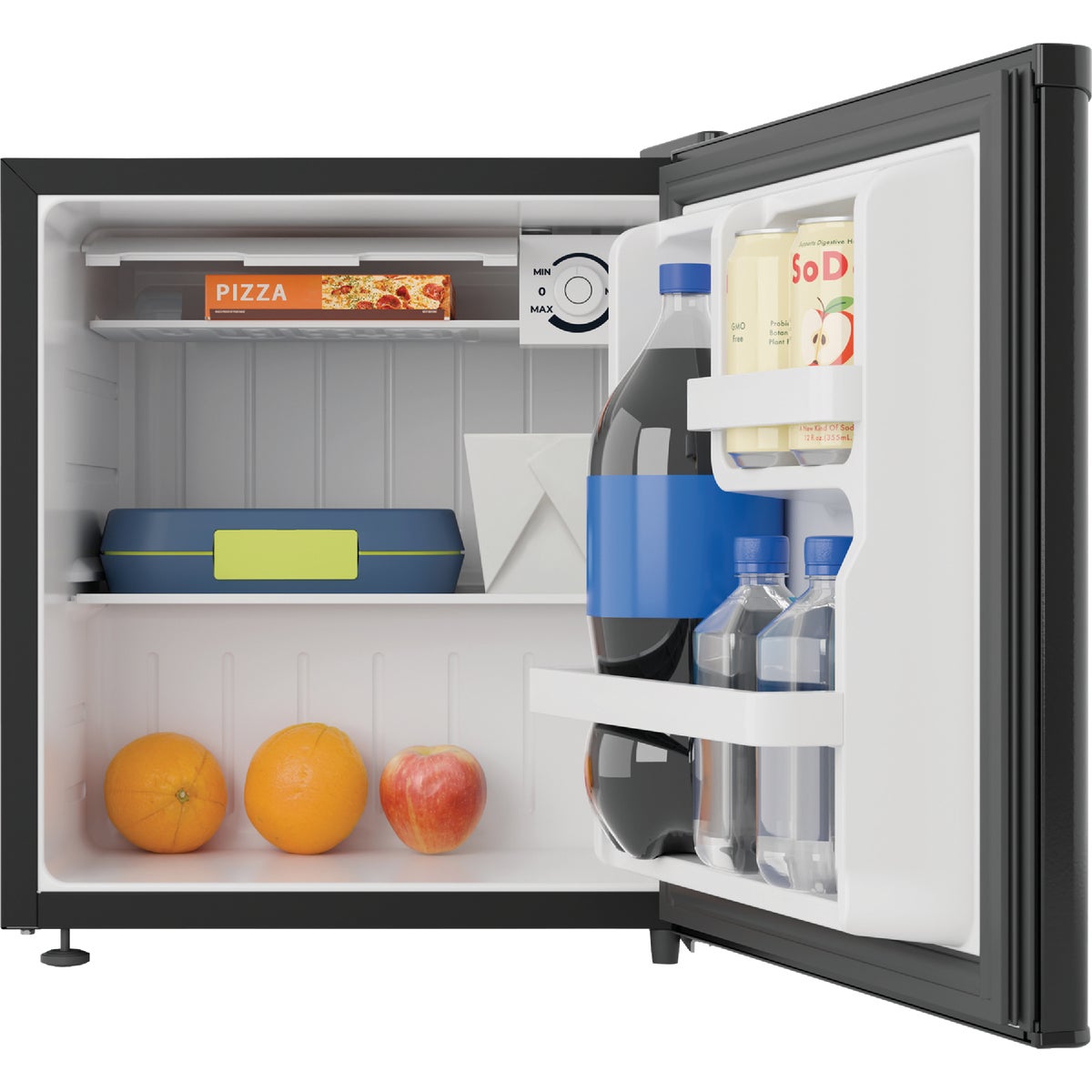 Avanti 1.6 Cu. Ft. Black Cube Refrigerator Image 2