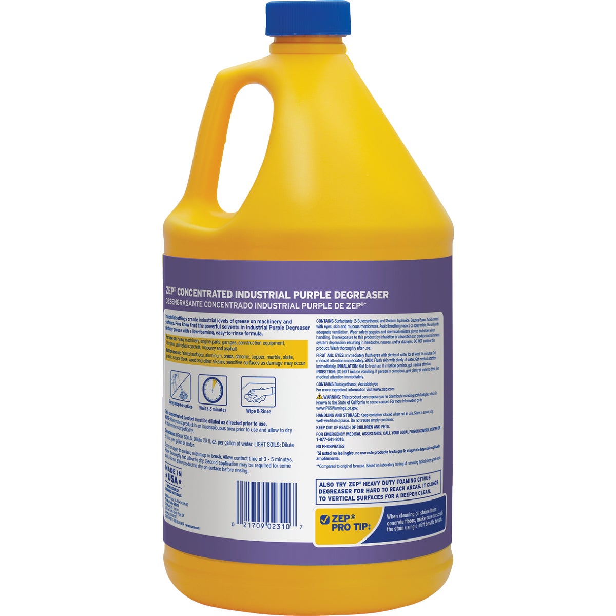 Zep 1 Gal. Industrial Purple Degreaser & Cleaner Concentrate Image 7