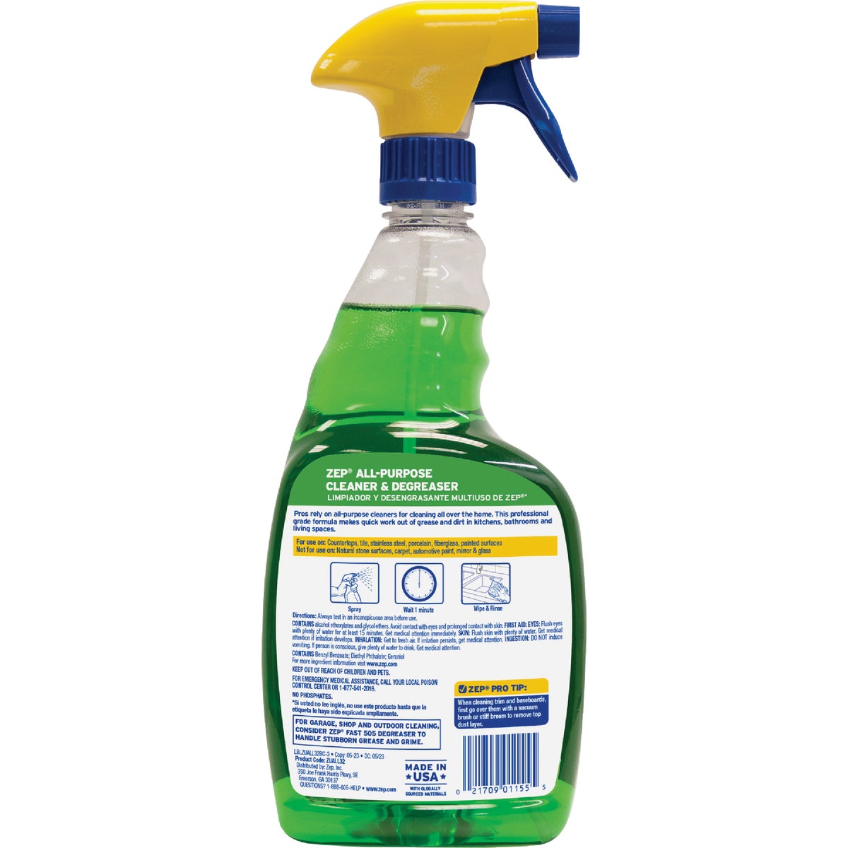 Zep 32 Oz. All Purpose Liquid Cleaner & Degreaser Image 2