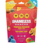 Shameless Snacks 3-1/2 Oz. Tropical Paradise Sour Gummy Candy Image 1