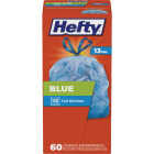 Hefty 13 Gal. Blue Drawstring Bag (60-Count) Image 1