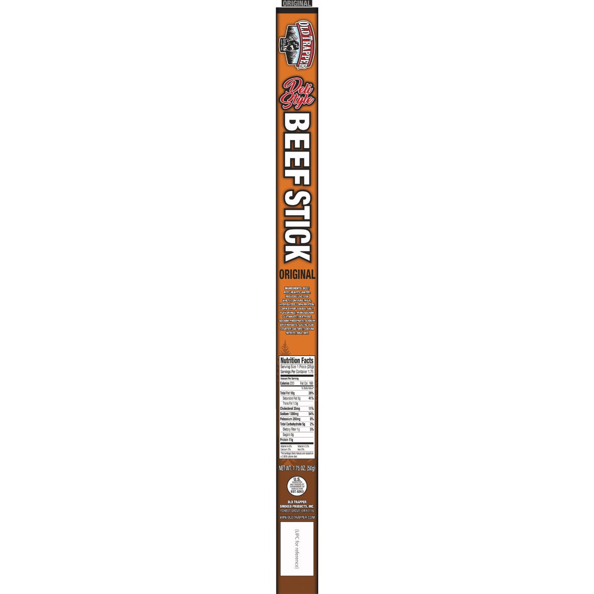 Old Trapper Original Individual Deli Stick Jerky