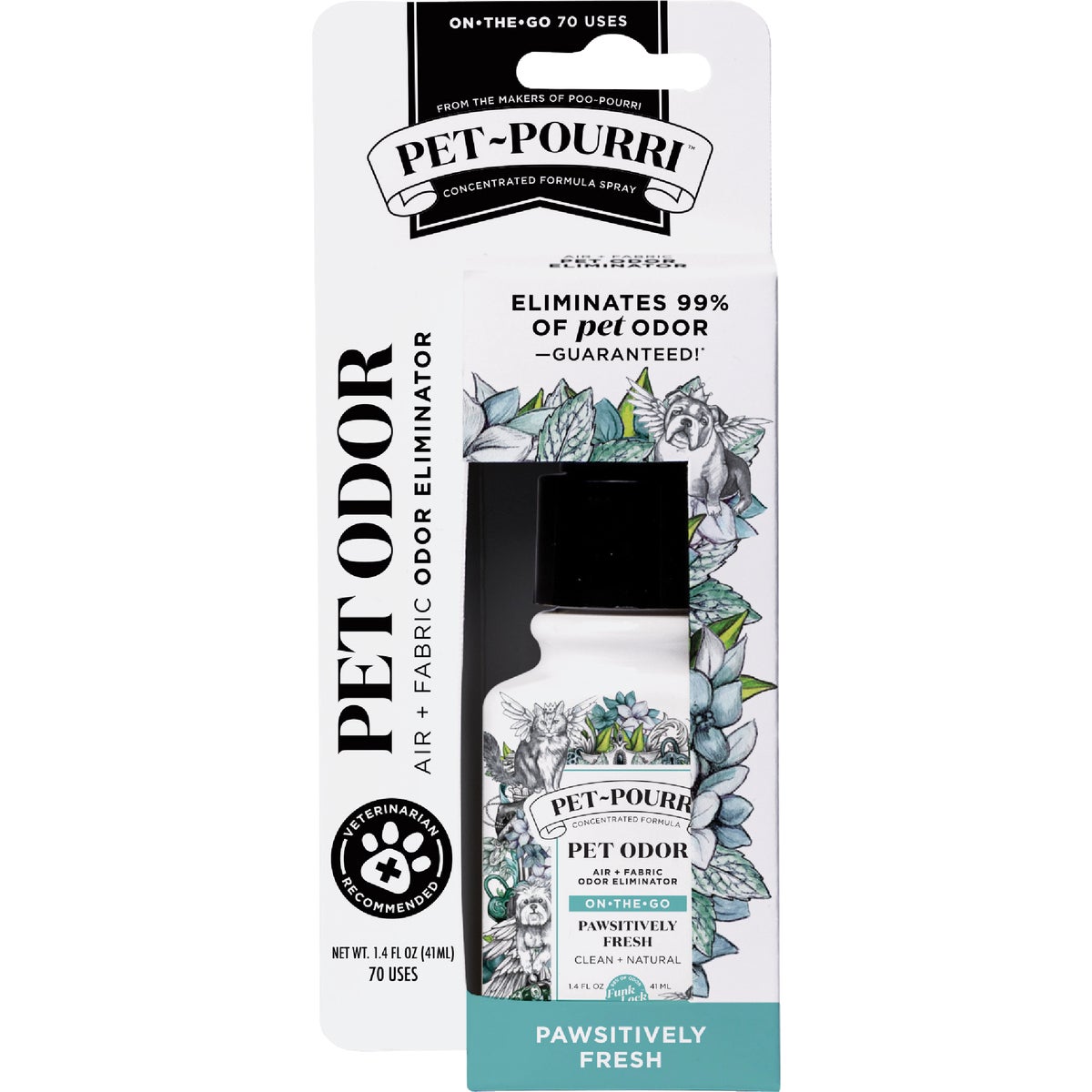 Pet-Pourri 1.4 Oz. Air + Fabric Pet Odor Eliminator Image 2