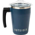 Outsider Coffee Mug with Swivel Handle, Navy Image 1