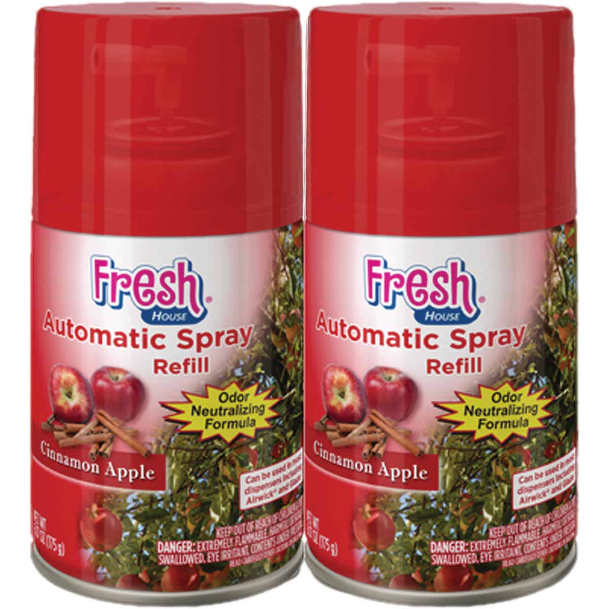 Fresh House Cinnamon Apple Air Freshener Refill (2-Count)