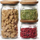 Ball 4 Cup Stack & Store Jar with Wooden Lid Image 4