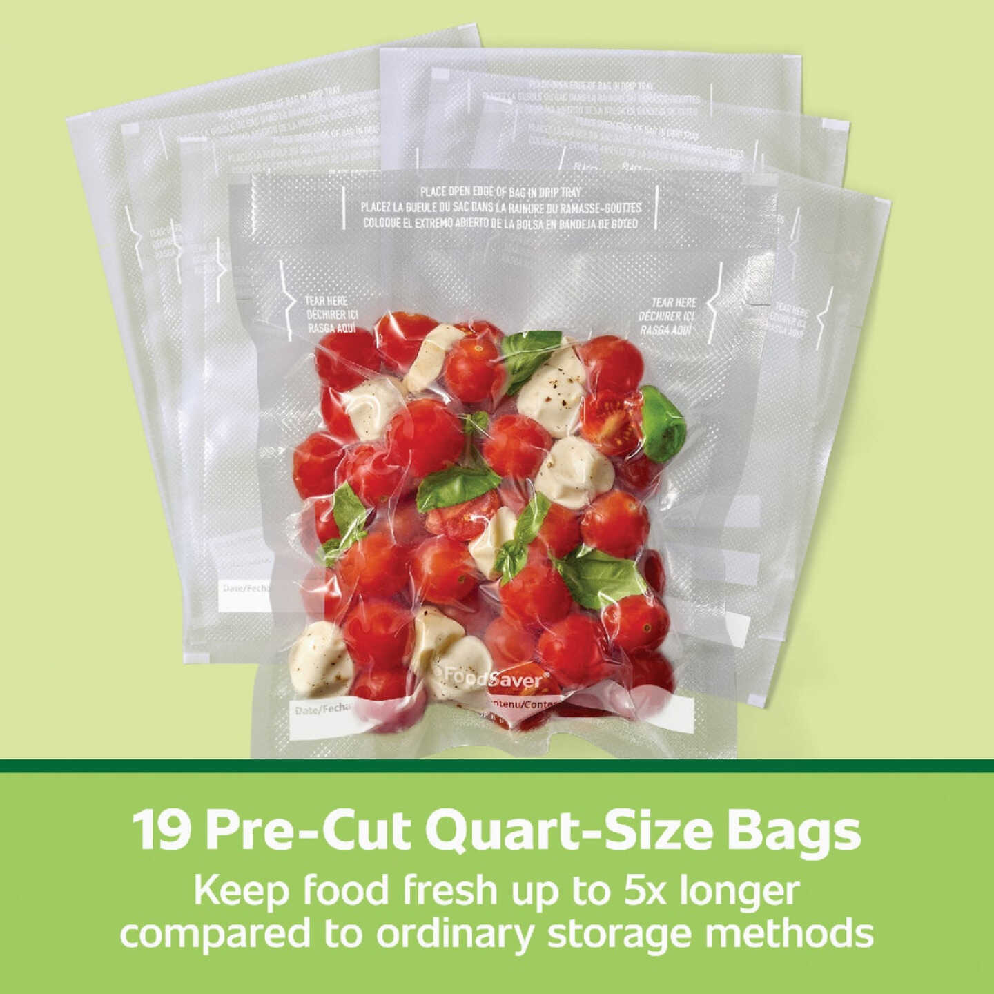 FoodSaver 1 Qt. Pre-Cut Bag (19-Count) Image 7