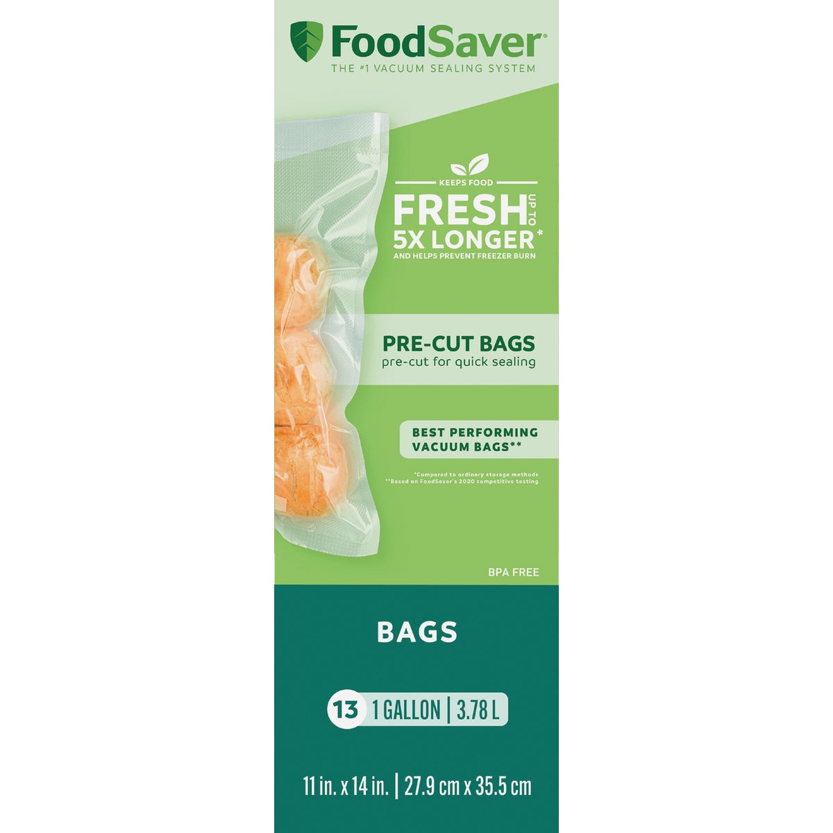 FoodSaver 1 Gal. Pre-Cut Bag (12-Count) Image 7