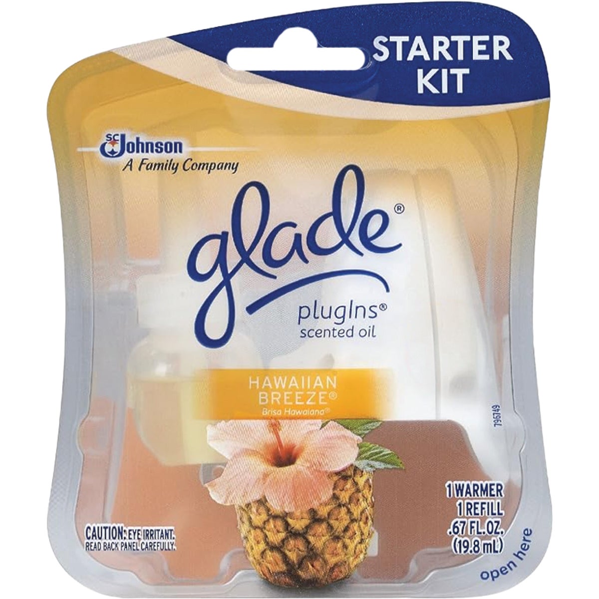 Glade PlugIns Hawaiian Breeze Scented Oil Starter Kit