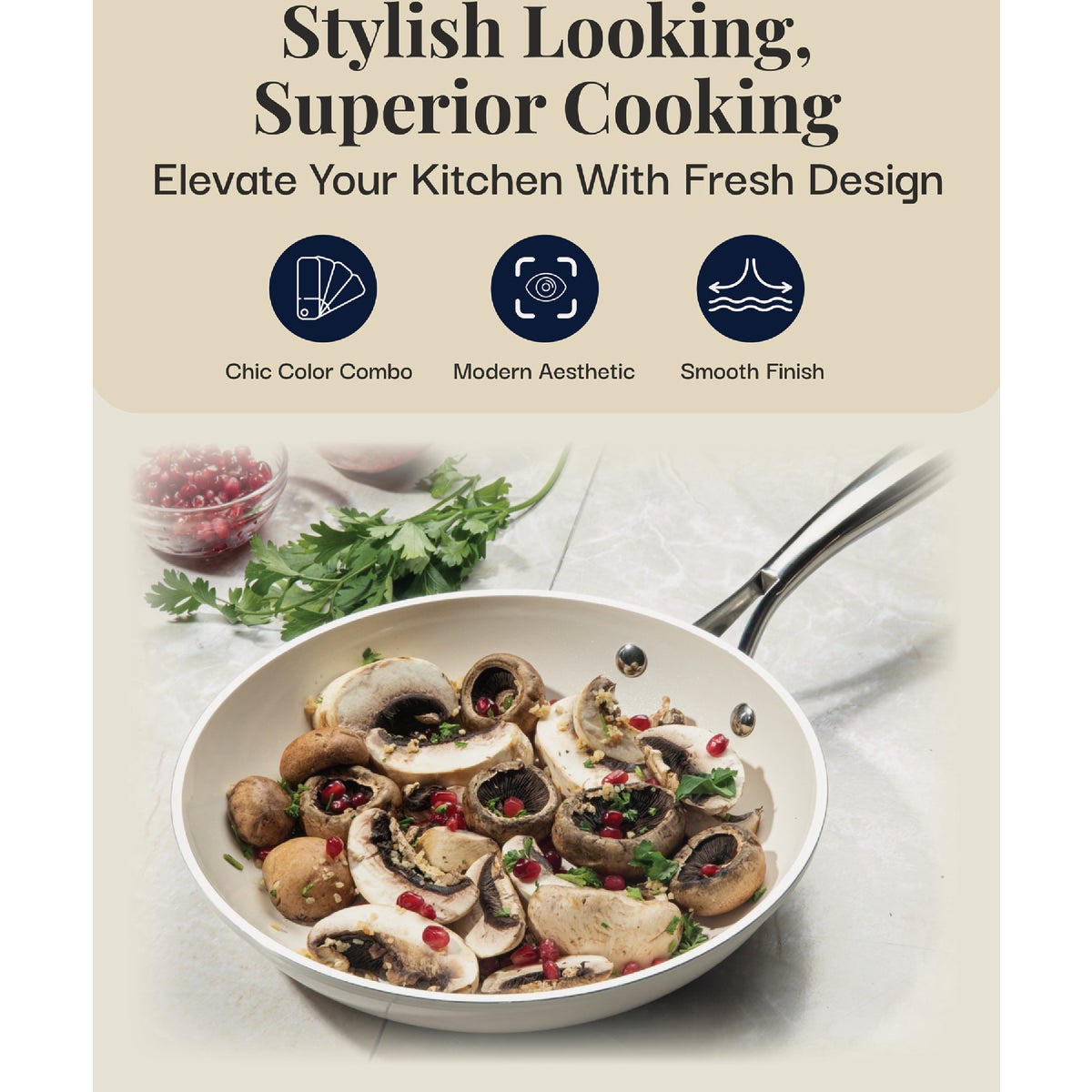 Gotham Steel Natural Collection 12 In. Fry Pan Image 6