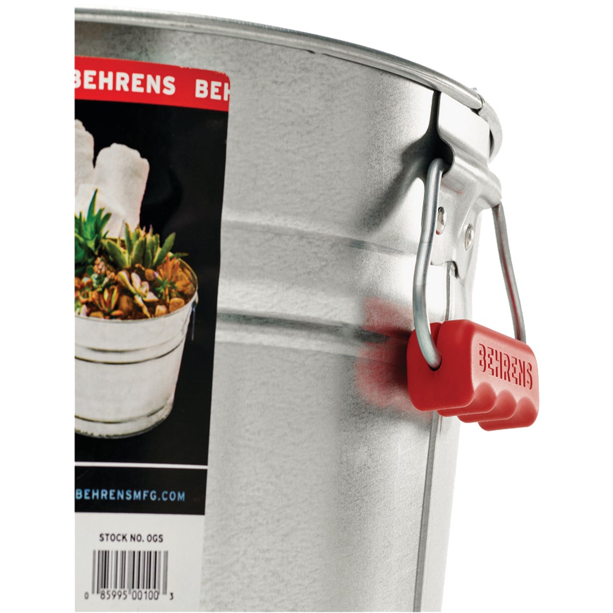 Behrens Small Red Comfort Grips for Tubs, Pails & Cans (2-Count) Image 2