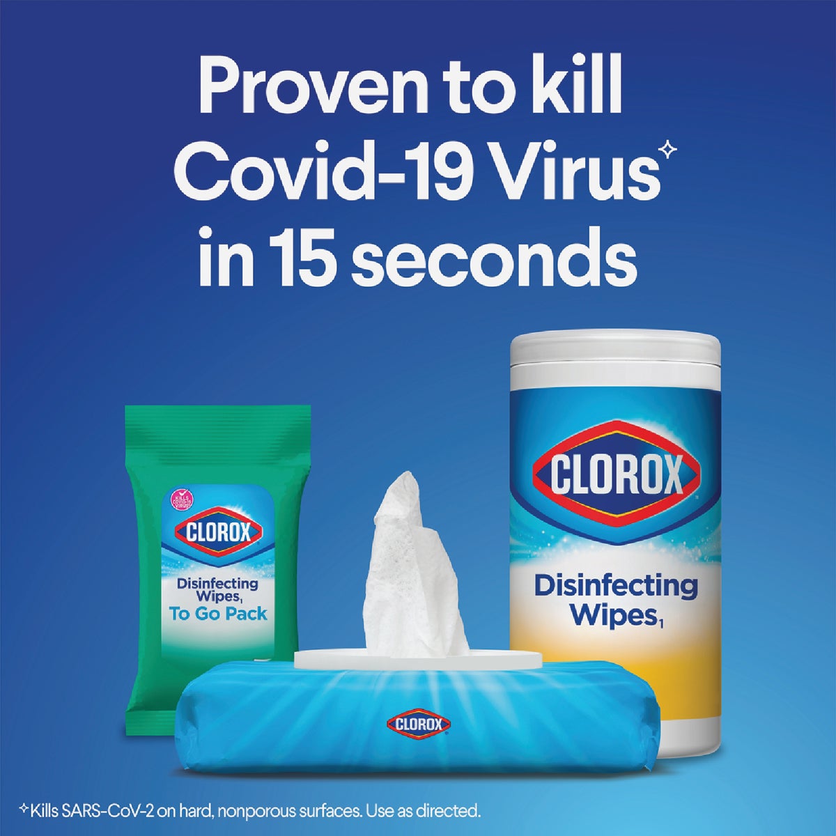 Clorox Fresh Scent Disinfecting Cleaning Wipes Pouch (9-Count) Image 5