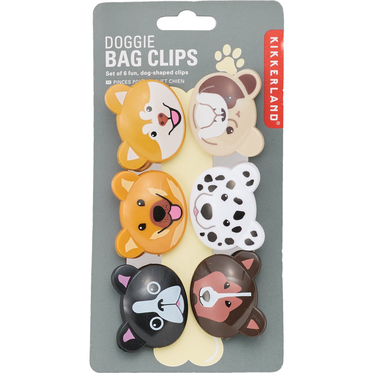 Kikkerland 1 In. x 4 In. Dog Bag Clip (6-Pack) Image 3