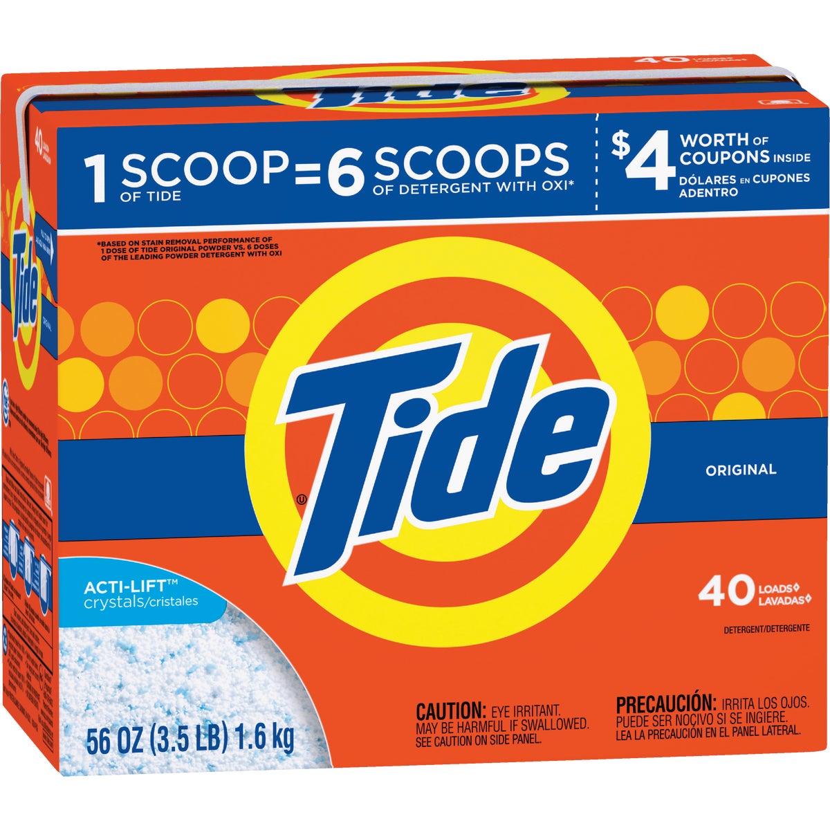 Tide 50 Oz. 44 Load Original Scent Powder Laundry Detergent