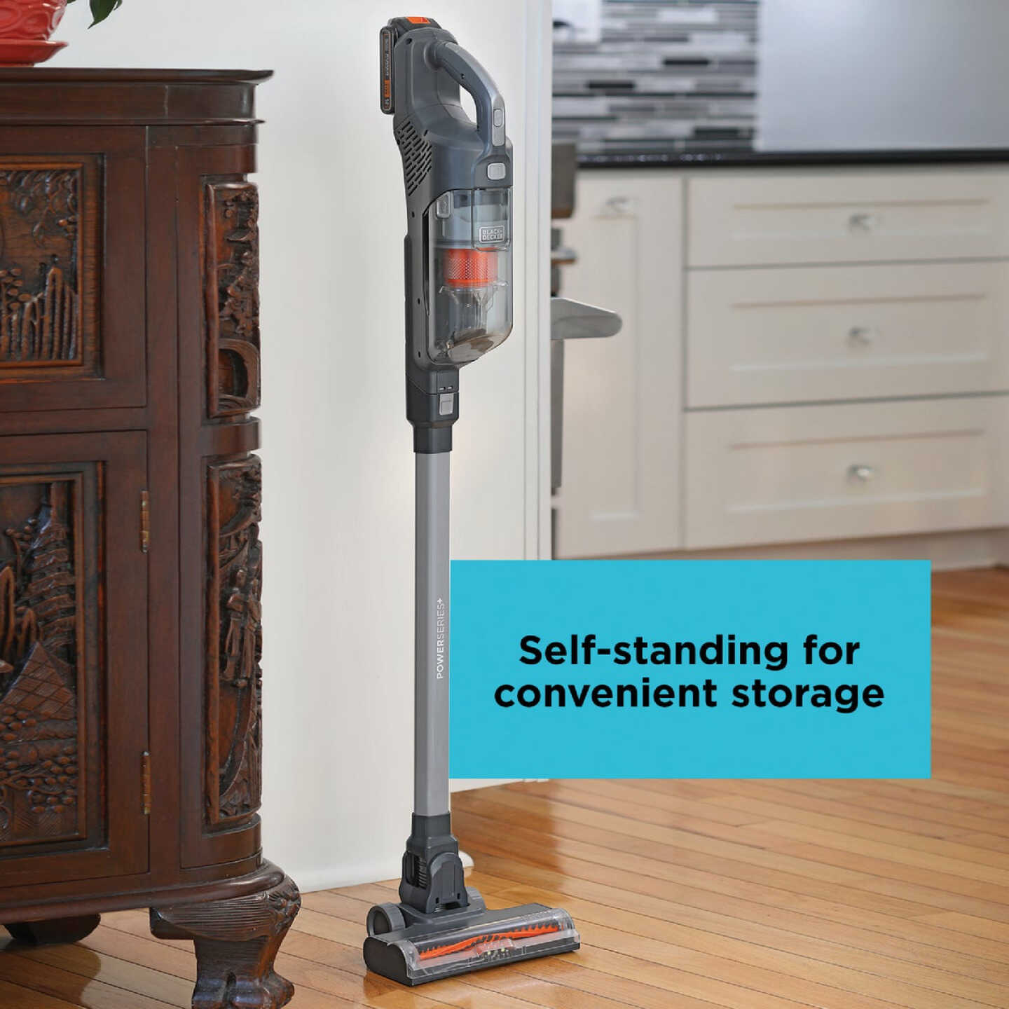 Black & Decker PowerSeries+ 20V MAX Cordless Stick Vacuum Kit Image 3