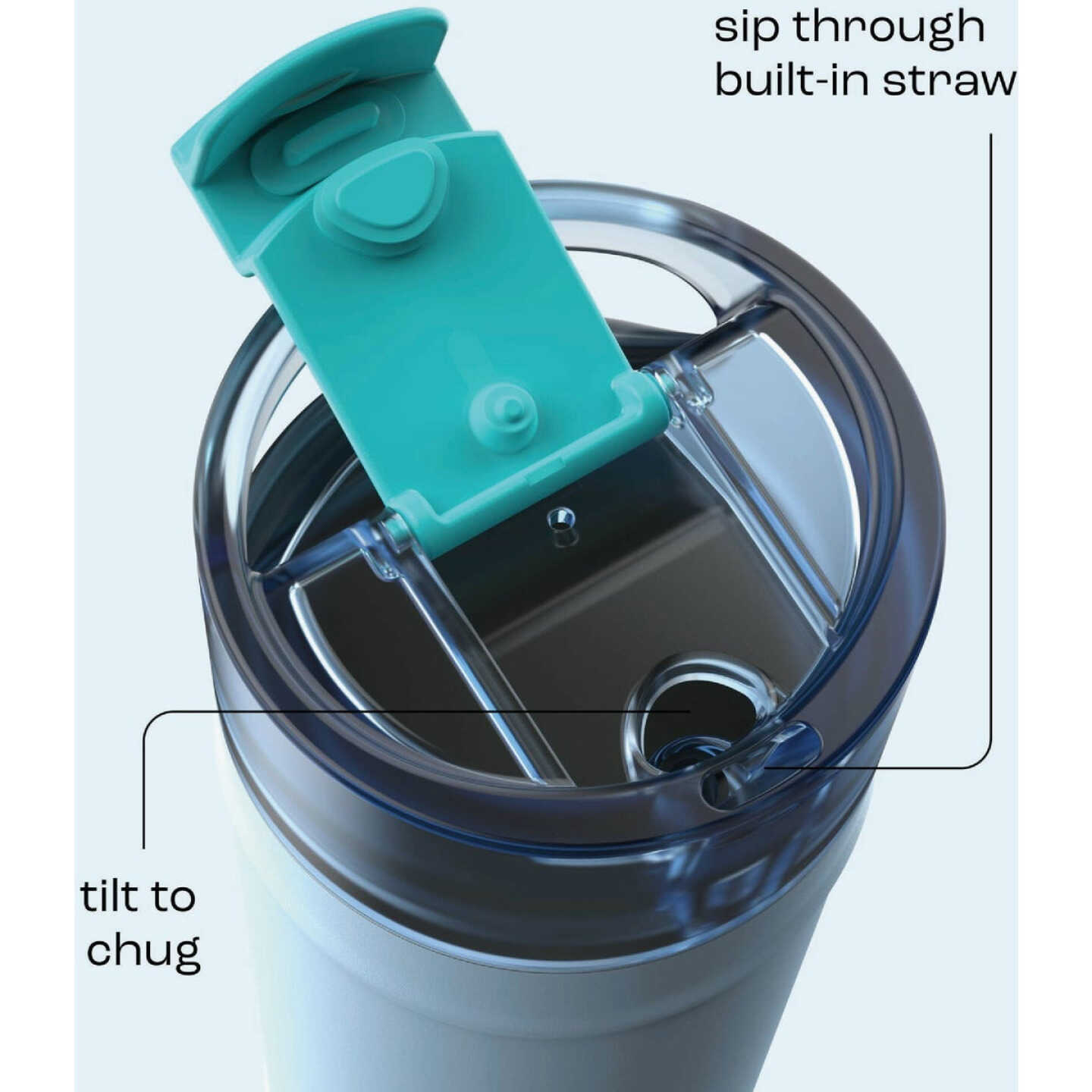 Bubba 32 Oz. DualSip Insulated Stainless Steel Water Bottle, Daydreamin' Image 3