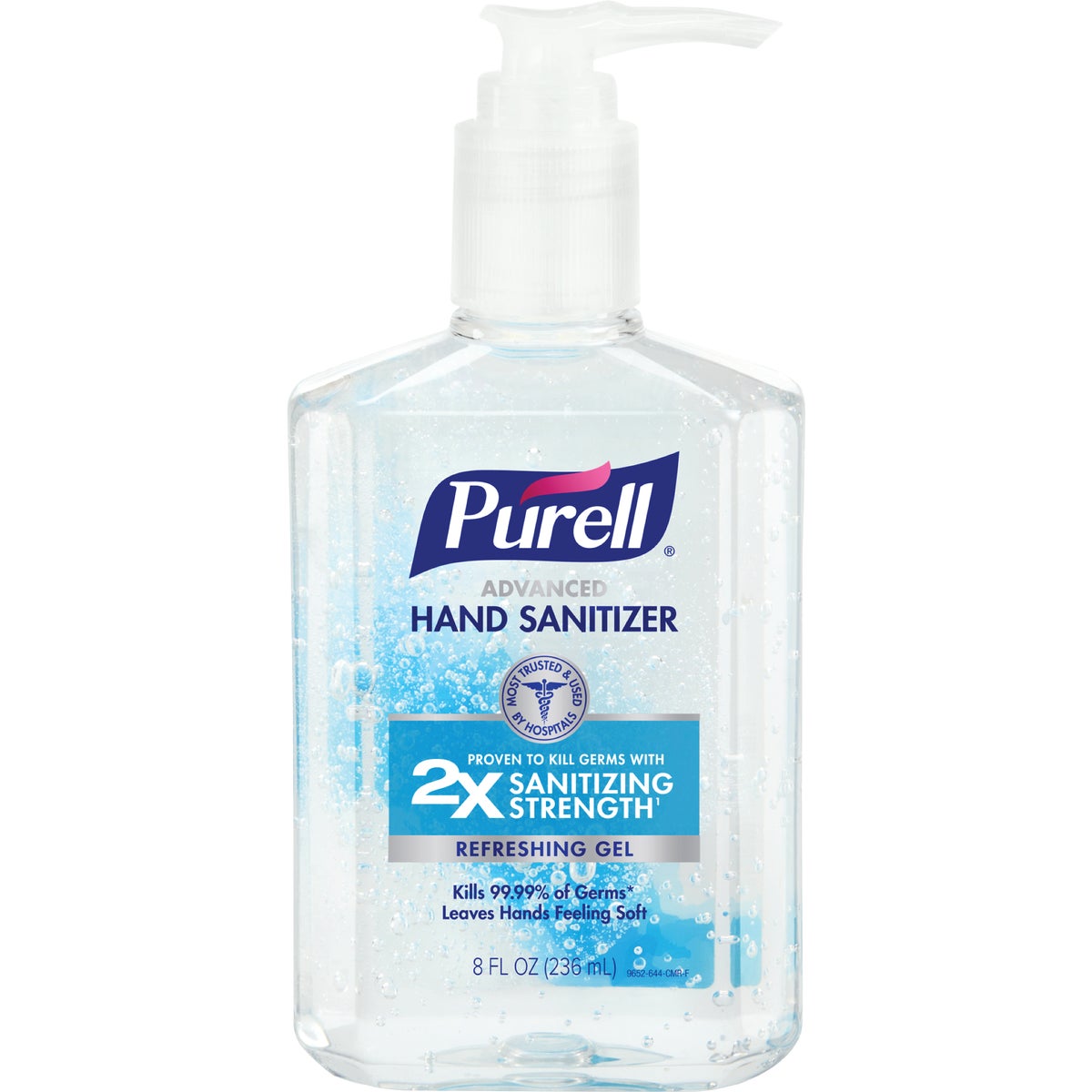 Purell 8 Oz. Advanced Refreshing Gel Hand Sanitizer Pump Bottle