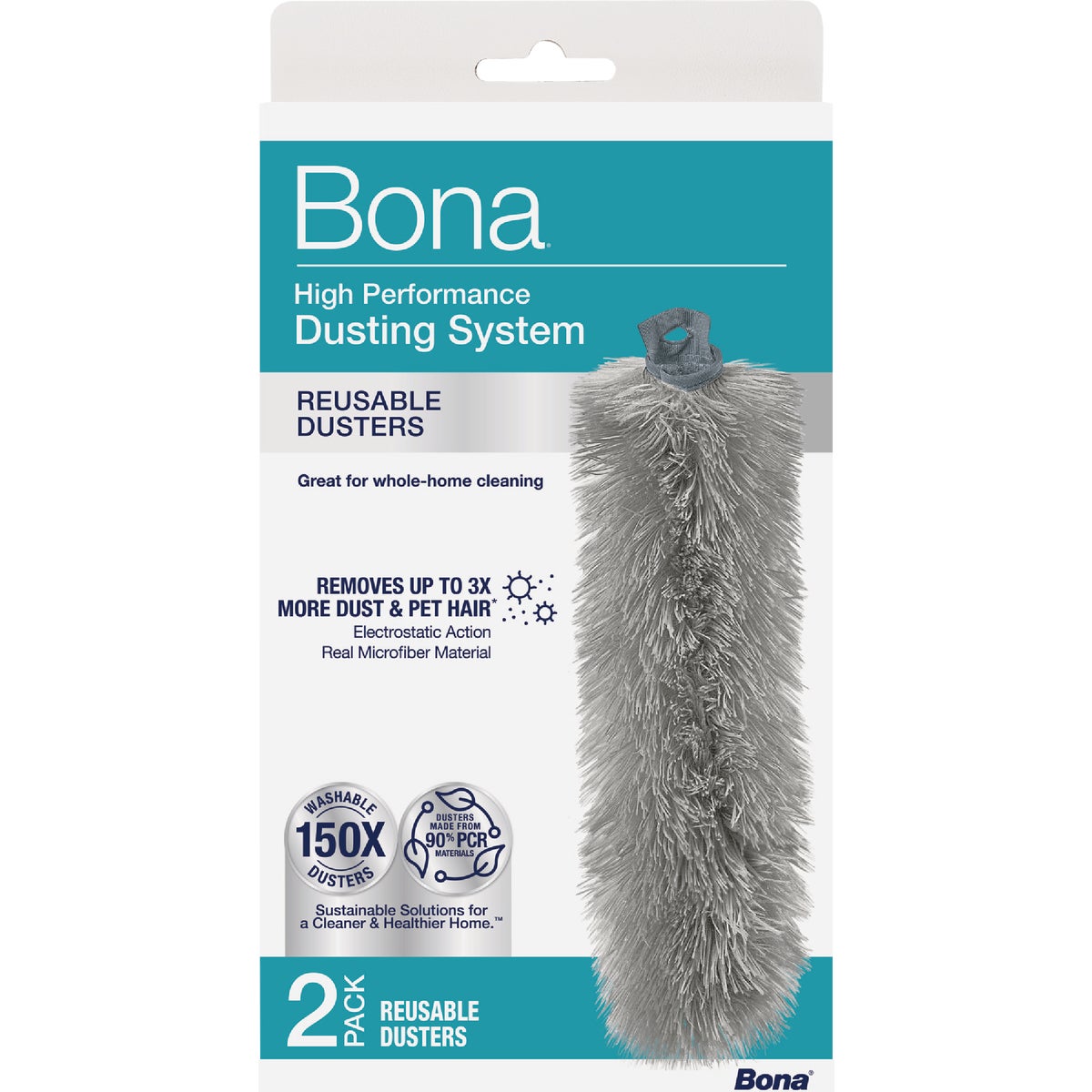 Bona High Performance Dusting System Reusable Dusters (2-Count) Image 1