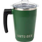 Outsider Coffee Mug with Swivel Handle, Green Image 1