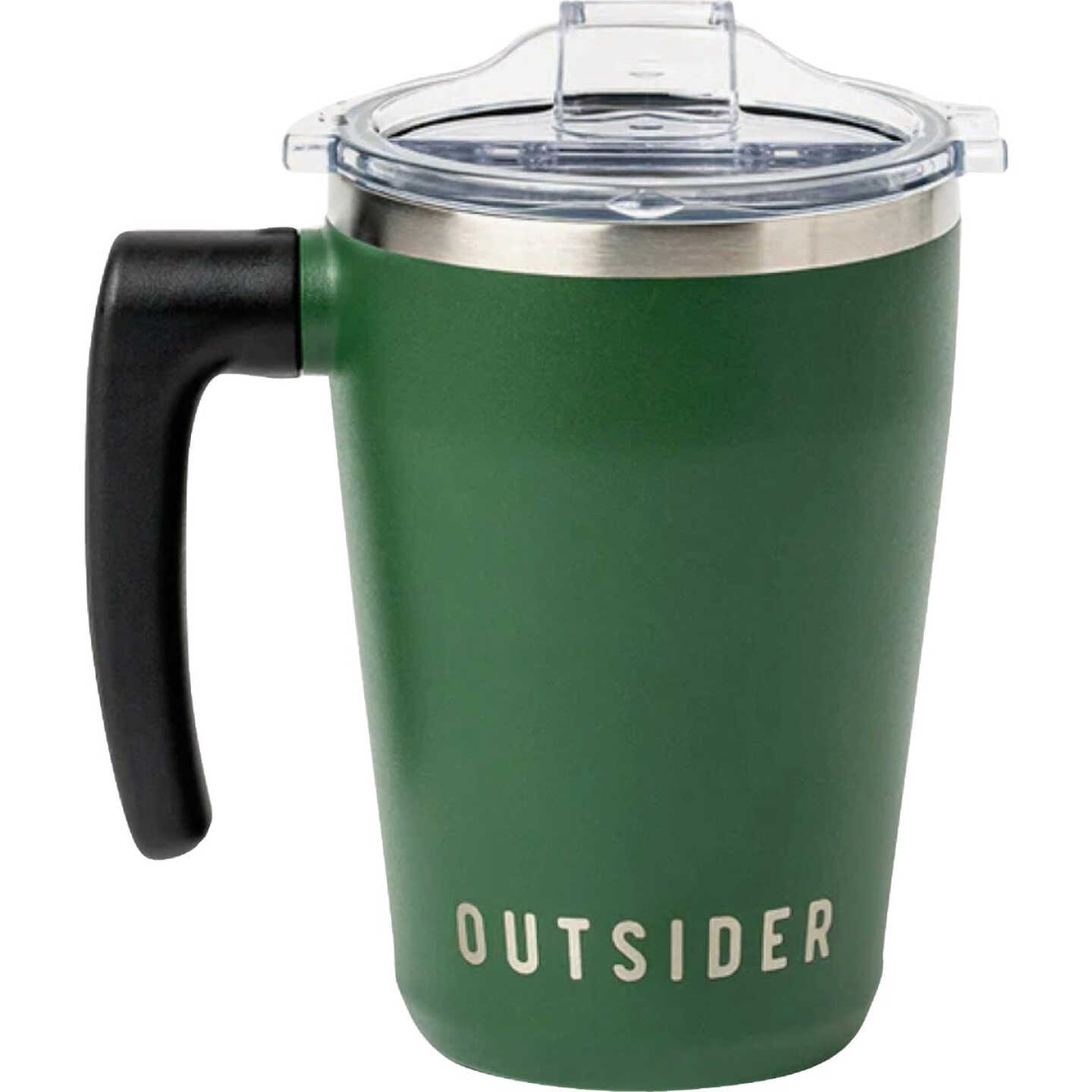 Outsider Coffee Mug with Swivel Handle, Green Image 1