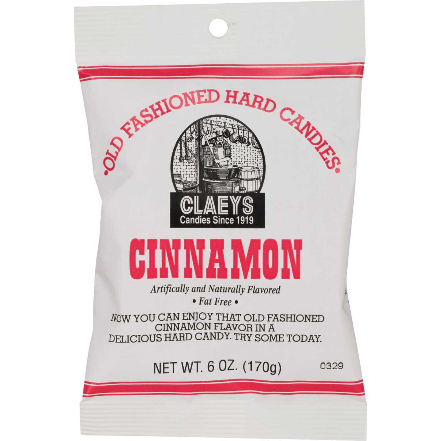 Claeys 6 Oz. Old Fashion Cinnamon Hard Candy Image 1