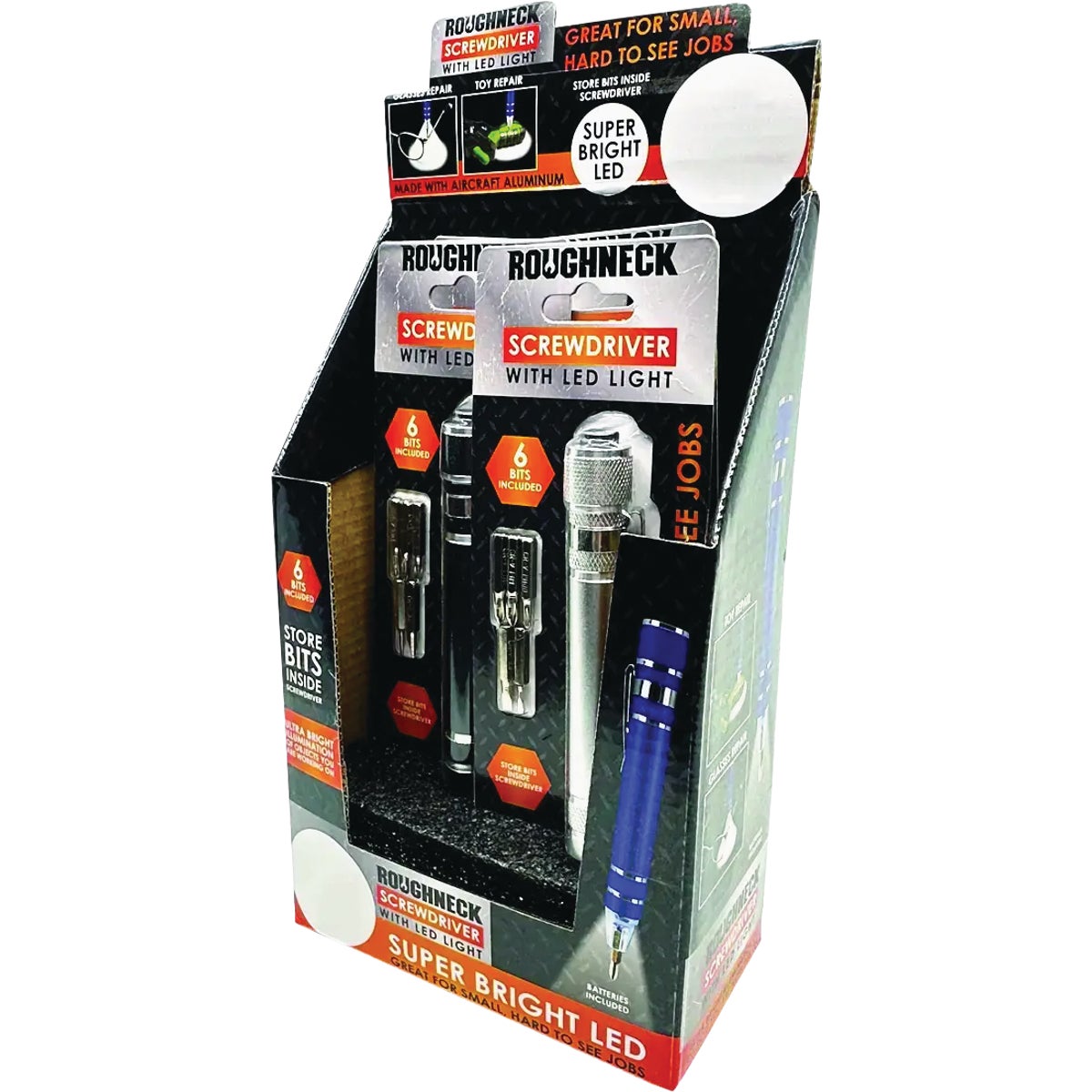 Roughneck Screwdriver with LED Light