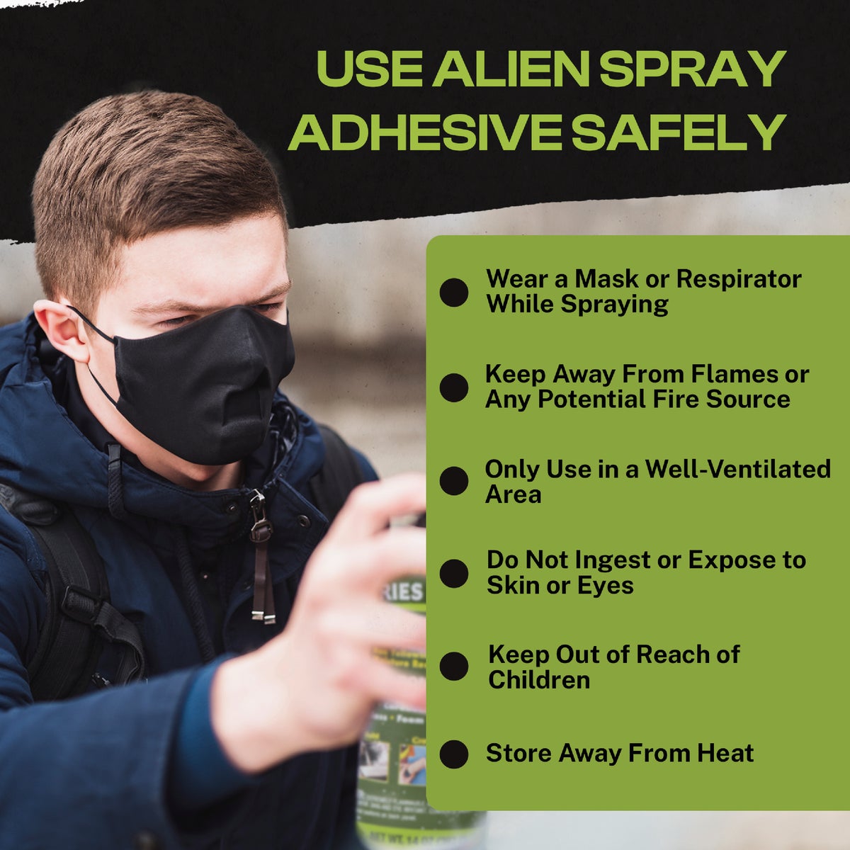 Alien 14 Oz. Spray Adhesive, Clear Image 7