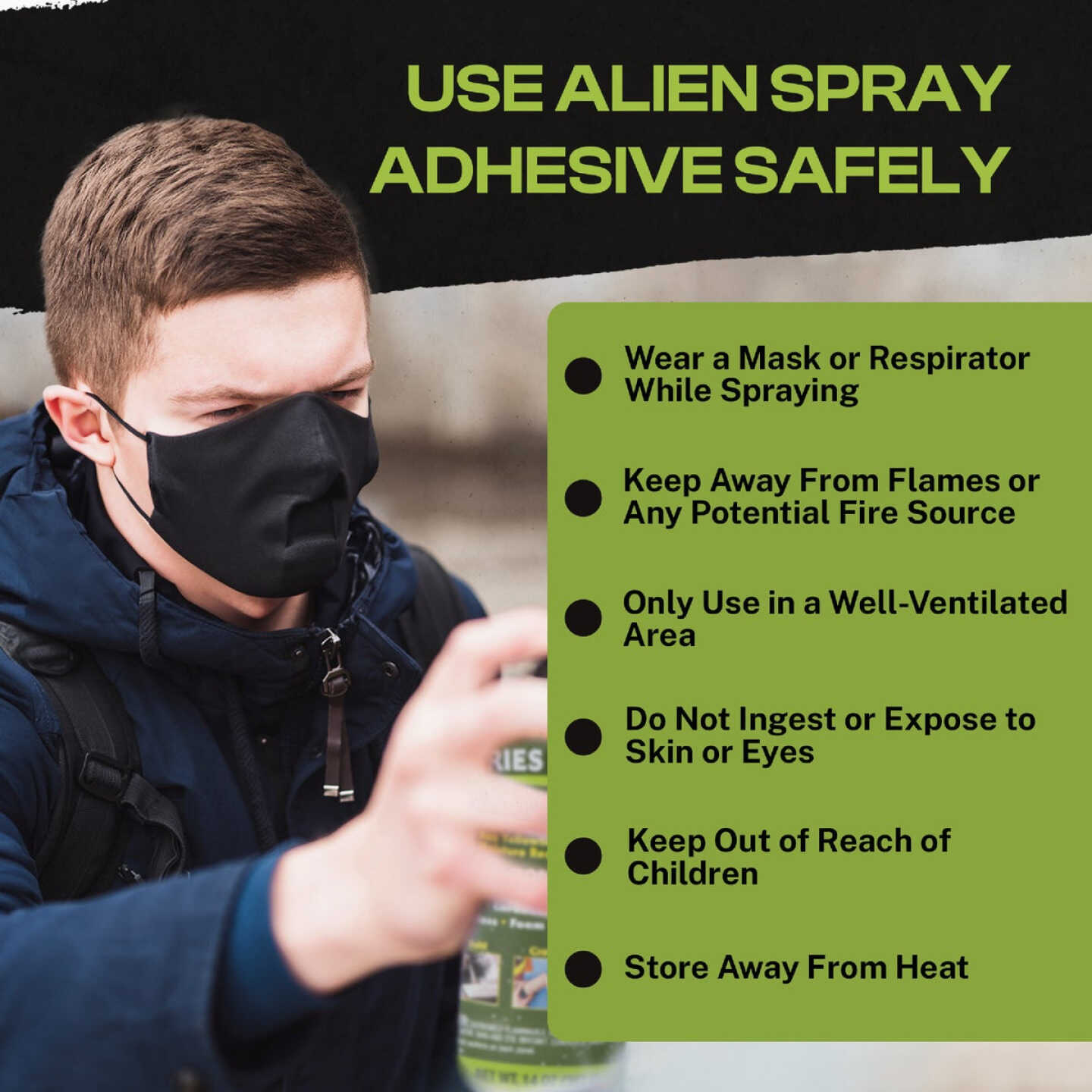 Alien 14 Oz. Spray Adhesive, Clear Image 7