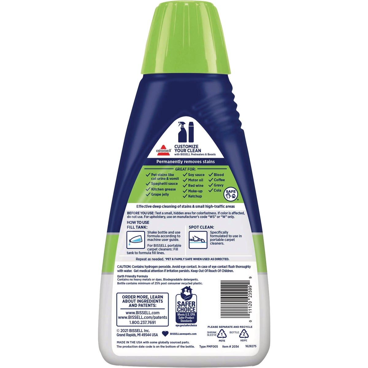 Bissell 32 Oz. PET PRO OXY Urine Eliminator Carpet Cleaner with StainProtectTechnology Image 2