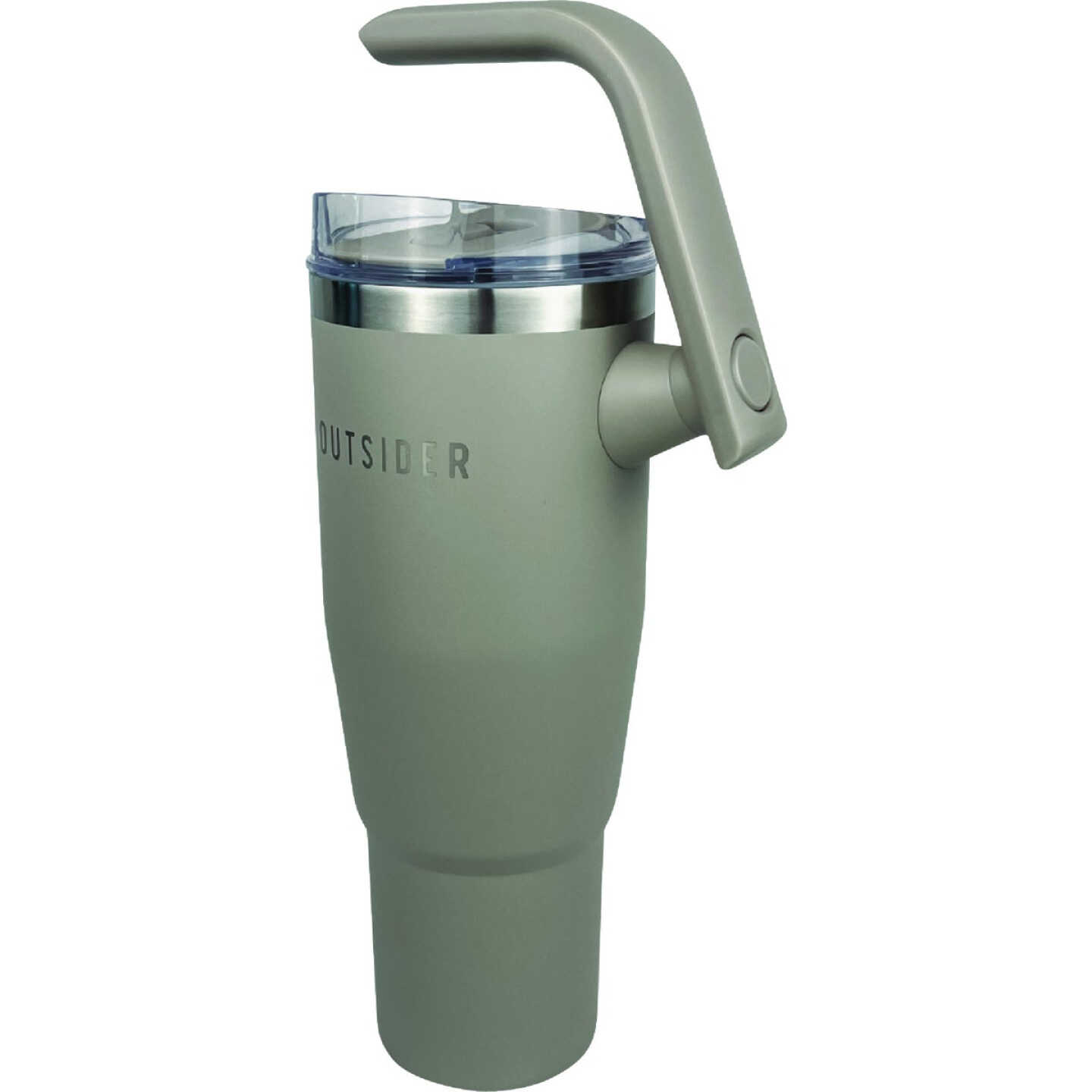 Outsider 40 Oz. Insulated Tumbler with Swivel Handle, Cobblestone Image 2