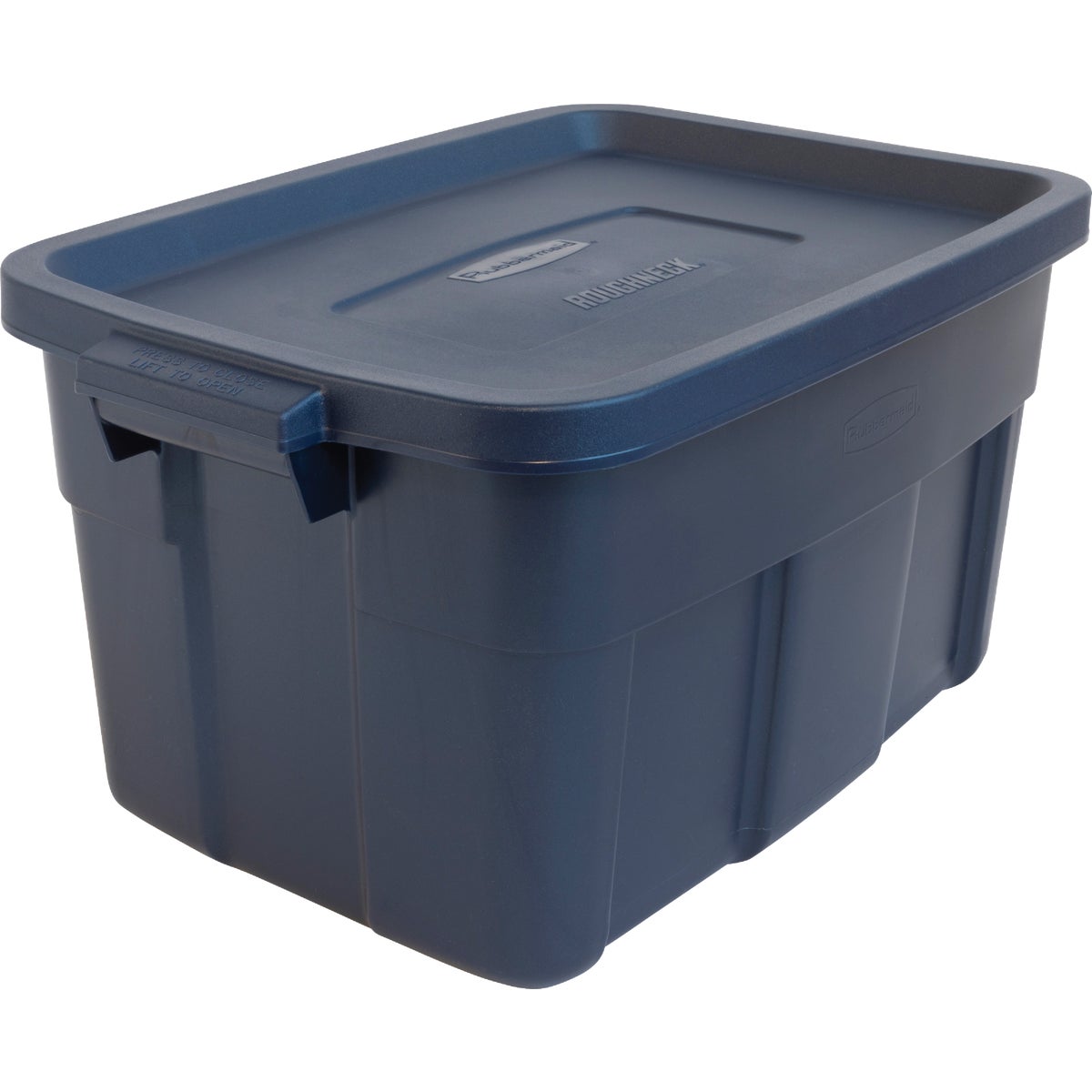 Rubbermaid Roughneck 14 Gal. Dark Indigo Metallic Tote and Lid