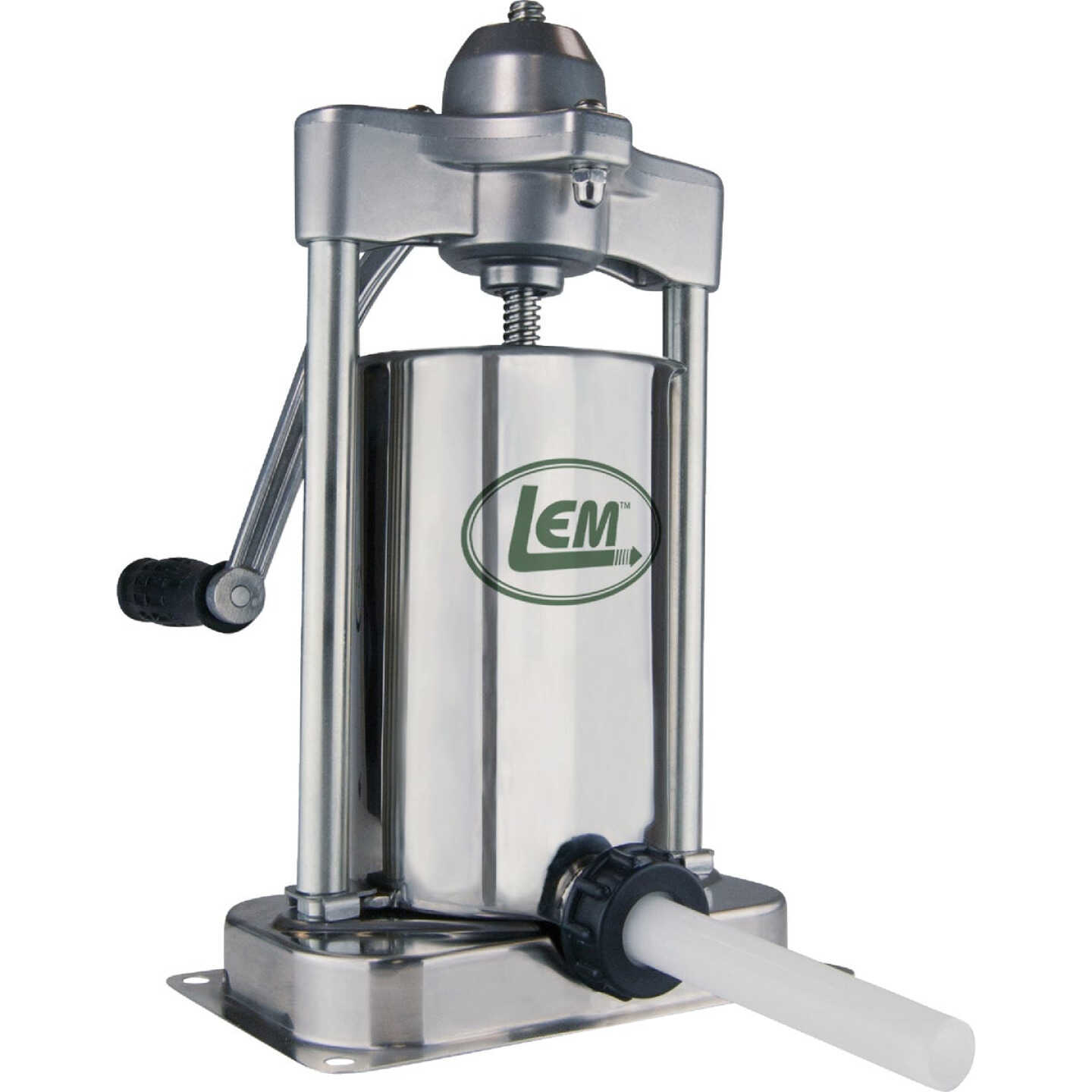 LEM MightyBite 5 Lb. Vertical Stainless Steel Stuffer Image 1