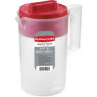 Rubbermaid 2 Qt. Simply Pour Plastic Pitcher with Multi-Function Lid Image 1