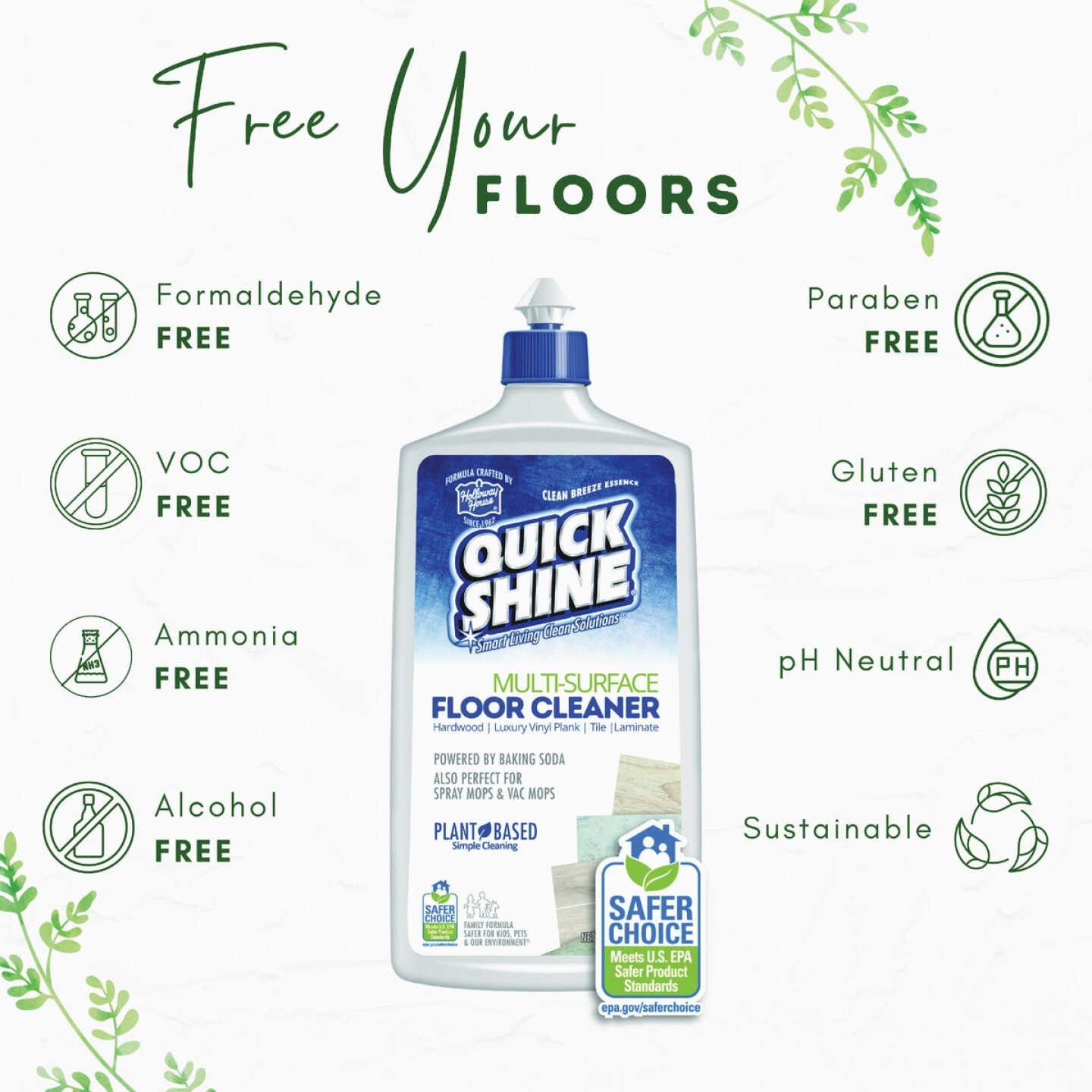 Quick Shine 27 Oz. Multi-Surface Floor Cleaner Image 6