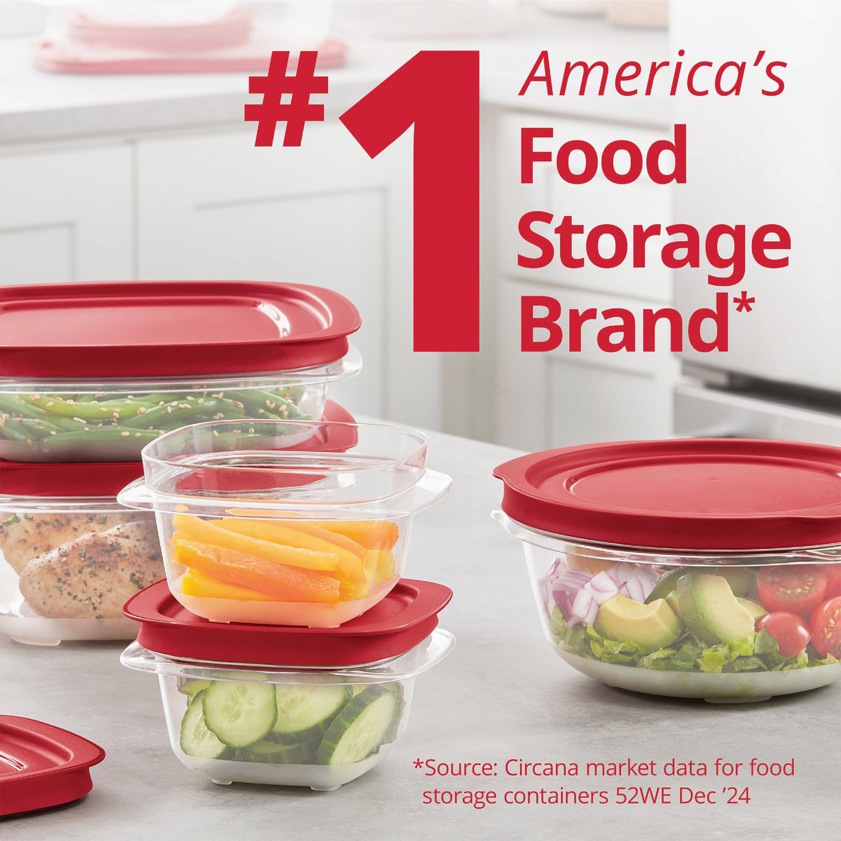 Rubbermaid EasyStore Food Storage Containers with Lids (20-Piece) Image 6