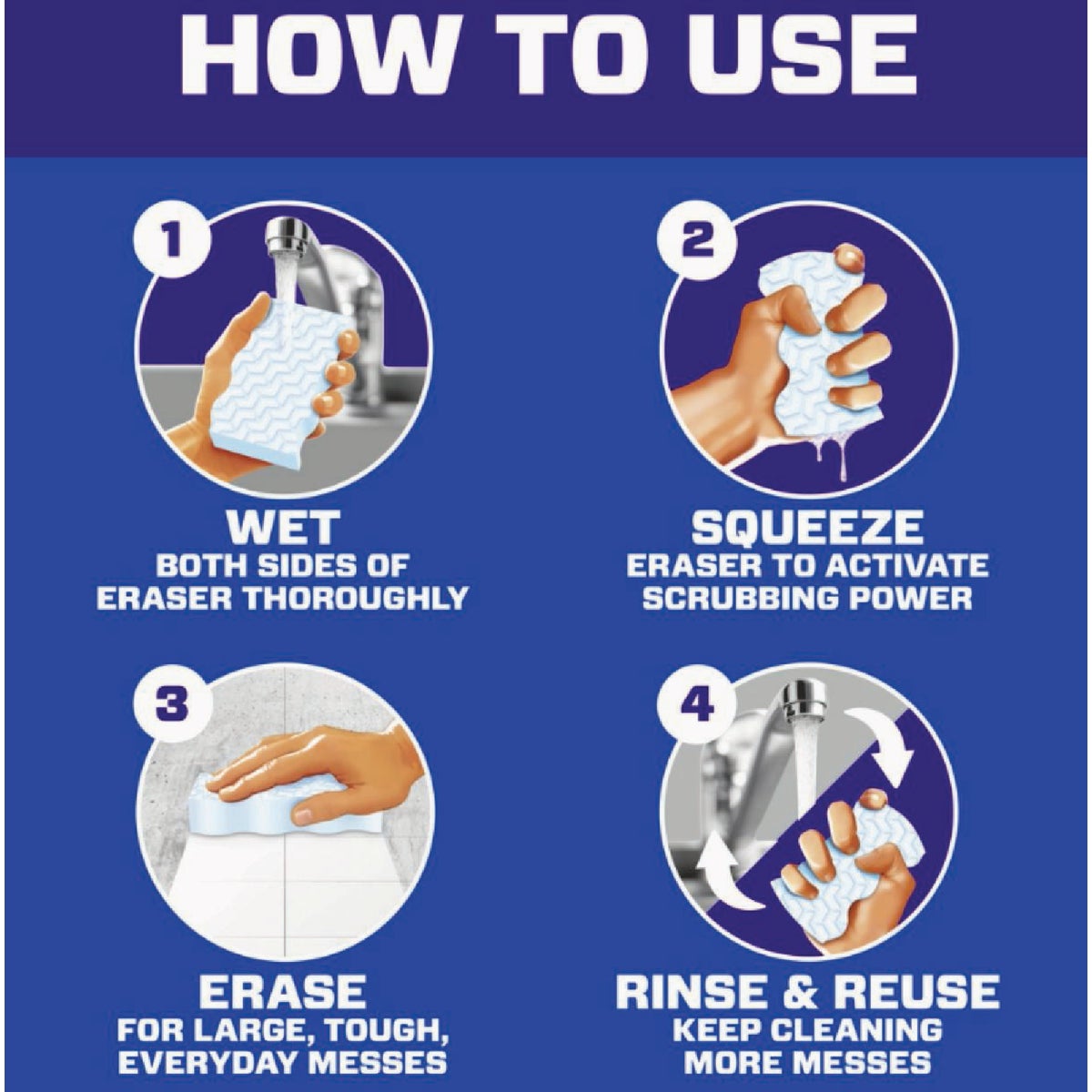 Mr. Clean Magic Eraser Whole Home Extra Durable XL Cleansing Pad (3-Count) Image 4