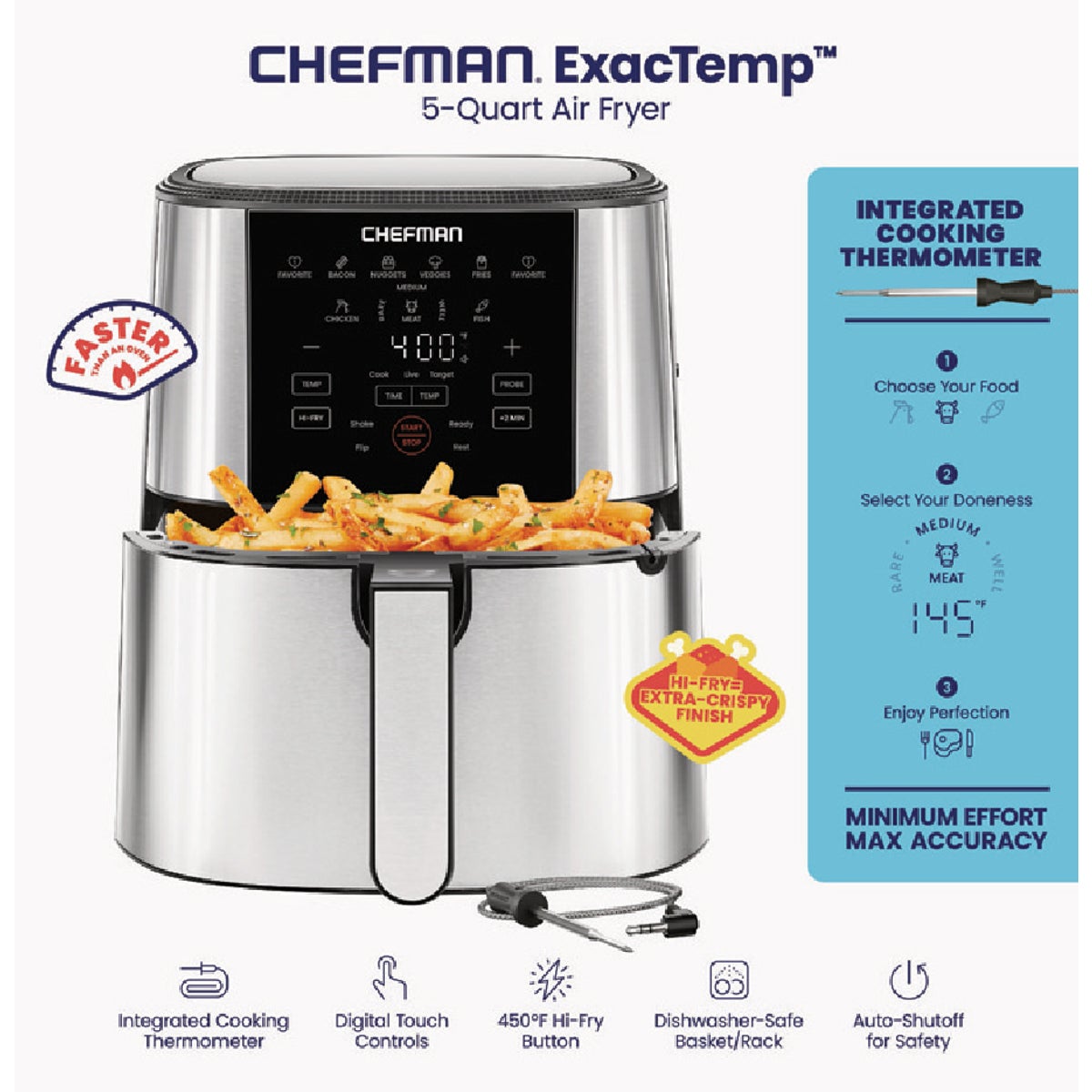 Chefman 6 Qt. TurboFry Touch Digital Air Fryer Image 4
