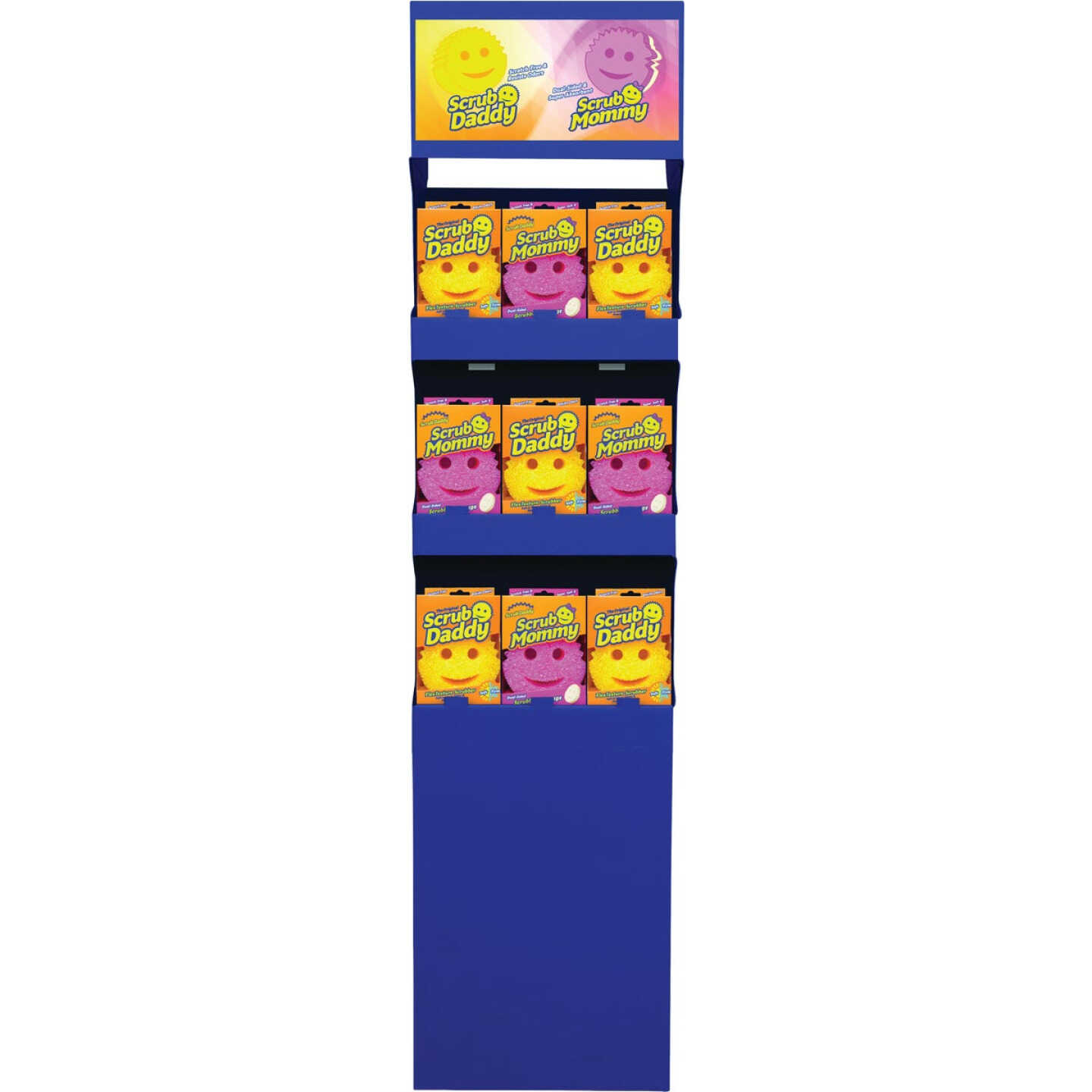 Scrub Daddy Yellow & Pink Scrub Sponge Display (36-Piece) Image 1