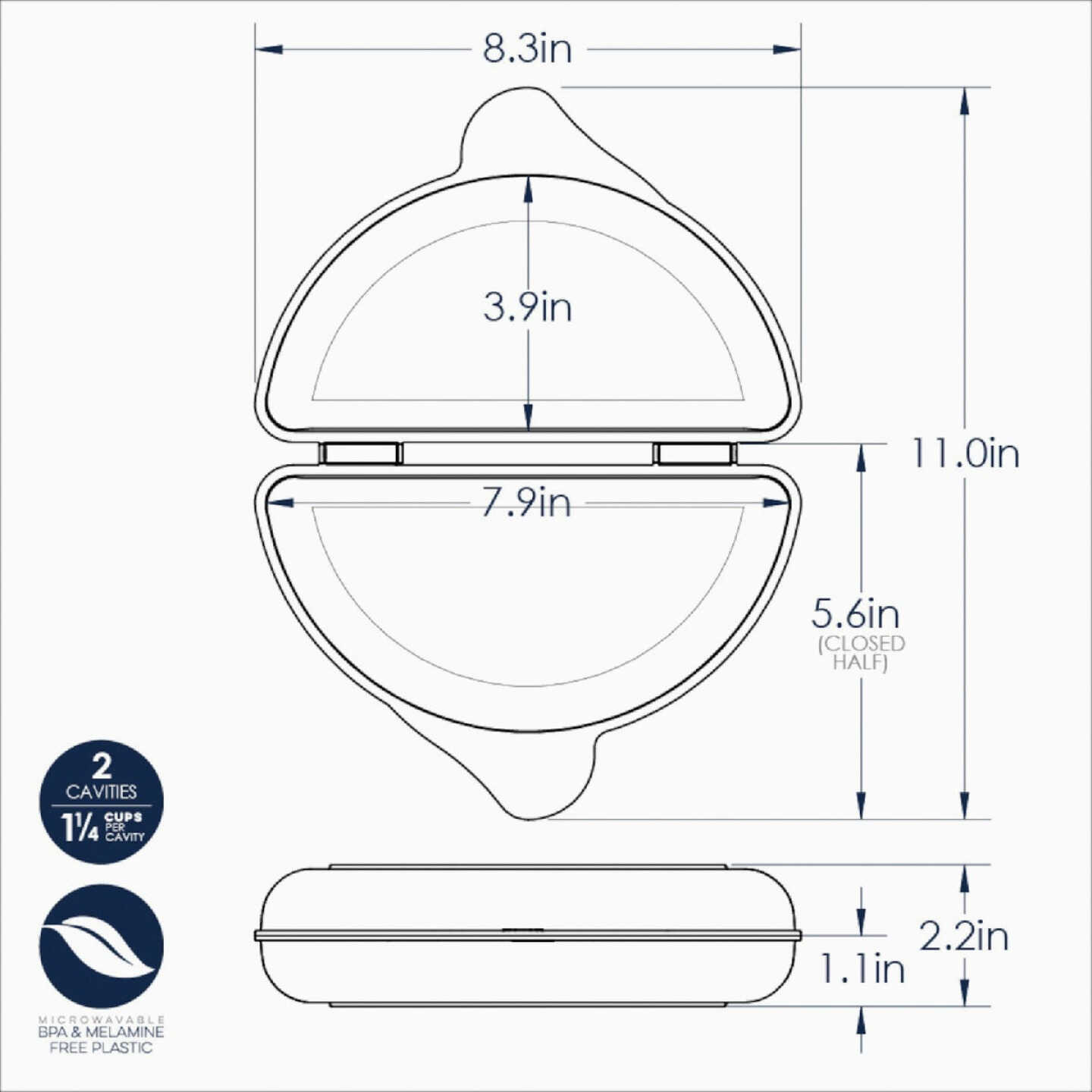Nordic Ware Microwave Omelet Pan Image 2