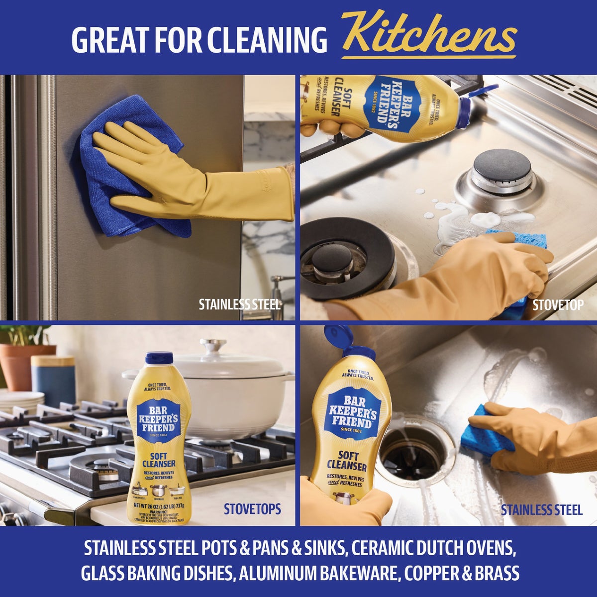 Bar Keepers Friend 26 Oz. All-Purpose Soft Cleanser Image 3